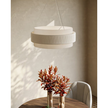 Currey & Company 9000-0735 Rousham 6 Light Chandelier in Beige/Sugar White 10
