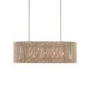 Currey & Company 9000-0737 Mereworth 5 Light Chandelier in Natural Rope/Beige 3