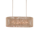 Currey & Company 9000-0737 Mereworth 5 Light Chandelier in Natural Rope/Beige 5