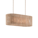 Currey & Company 9000-0737 Mereworth 5 Light Chandelier in Natural Rope/Beige 1