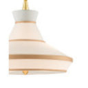 Currey & Company 9000-0770 Perth 2 Light Pendant in Gold Leaf/White 2