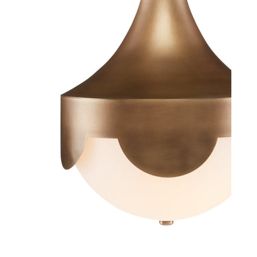 Currey & Company 9000-0773 Pasha Pendant in Antique Brass 2