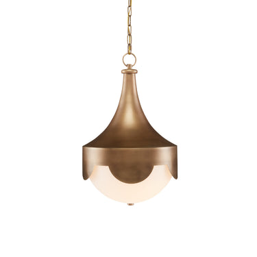 Currey & Company 9000-0773 Pasha Pendant in Antique Brass 1