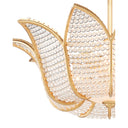 Currey & Company 9000-0776 Bebe 3 Light Chandelier in Contemporary Gold Leaf/Clear 2