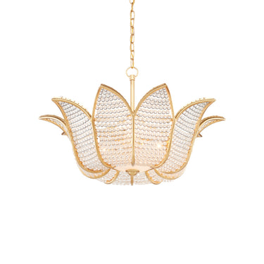 Currey & Company 9000-0776 Bebe 3 Light Chandelier in Contemporary Gold Leaf/Clear 5