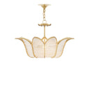 Currey & Company 9000-0776 Bebe 3 Light Chandelier in Contemporary Gold Leaf/Clear 7