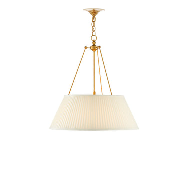 Currey & Company 9000-0793 Lytham Pendant in Antique Gold Leaf/White 6