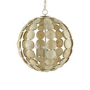 Currey & Company 9000-0806 Tartufo Coco Shell Chandelier in Coco Cream 3