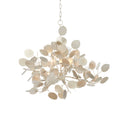 Currey & Company 9000-0817 Lunaria 6 Light Chandelier in Contemporary Silver Leaf 1