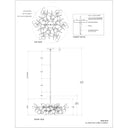 Currey & Company 9000-0818 Lunaria Small 4 Light Chandelier in Contemporary Silver Leaf 10