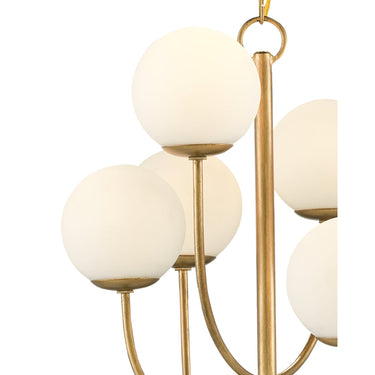Currey & Company 9000-0819 Sunnylands Chandelier in Brass 2