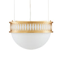 Currey & Company 9000-0834 Lola 1 Light Pendant in Contemporary Gold Leaf/Painted Contemporary Gold 4
