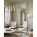 Currey & Company 9000-0842 Novatude 16 Light Chandelier in Contemporary Gold Leaf/Contemporary Silver Leaf 4