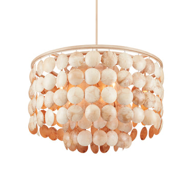 Currey & Company 9000-0849 Buko 6 Light Chandelier in Coco Cream 3