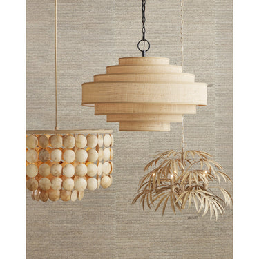 Currey & Company 9000-0849 Buko 6 Light Chandelier in Coco Cream 6