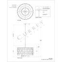 Currey & Company 9000-0849 Buko 6 Light Chandelier in Coco Cream 8
