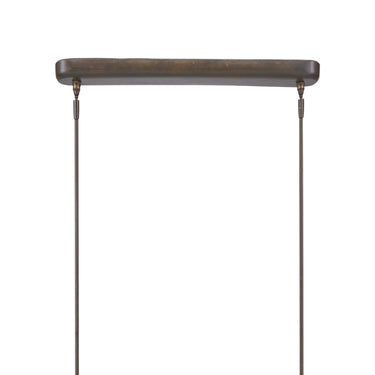 Currey & Company 9000-0862 Lyon Linear Large 5 Light Chandelier in Bronze Verdigris/White 5