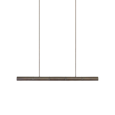Currey & Company 9000-0862 Lyon Linear Large 5 Light Chandelier in Bronze Verdigris/White 6