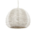Currey & Company 9000-0864 Octavia 1 Light Pendant in Whitewash 4