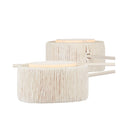 Currey & Company 9000-0865 Monreale 6 Light Chandelier in White 2