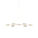 Currey & Company 9000-0865 Monreale 6 Light Chandelier in White 5