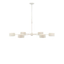 Currey & Company 9000-0865 Monreale 6 Light Chandelier in White 7