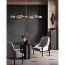 Currey & Company 9000-0865 Monreale 6 Light Chandelier in White 9