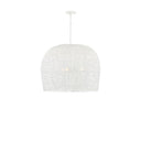 Currey & Company 9000-0869 Piero Large 3 Light Chandelier in White 4
