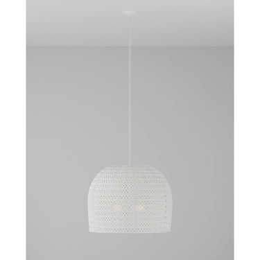 Currey & Company 9000-0869 Piero Large 3 Light Chandelier in White 6