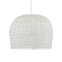 Currey & Company 9000-0869 Piero Large 3 Light Chandelier in White 1