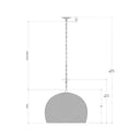 Currey & Company 9000-0870 Piero Medium Chandelier in White 6