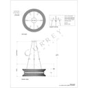 Currey & Company 9000-0875 Seychelles 6 Light Chandelier in Sugar White/Natural Raffia 8