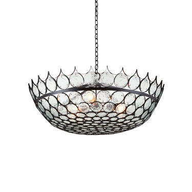 Currey & Company 9000-0879 Augustus 3 Light Chandelier in Bronze 3