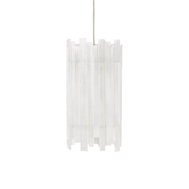 Currey & Company 9000-0881 Escenia 1-Light Multi-Drop Pendant in Natural/Painted Silver 2