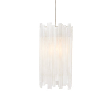 Currey & Company 9000-0884 Escenia Round 15-Light Multi-Drop Pendant in Natural/Painted Silver 2