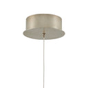 Currey & Company 9000-0895 Lazio 1-Light Multi-Drop Pendant in Natural/Painted Silver 3