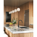 Currey & Company 9000-0895 Lazio 1-Light Multi-Drop Pendant in Natural/Painted Silver 5