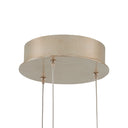 Currey & Company 9000-0896 Lazio 3-Light Multi-Drop Pendant in Natural/Painted Silver 4