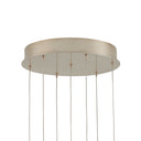 Currey & Company 9000-0897 Lazio 7-Light Multi-Drop Pendant in Natural/Painted Silver 4