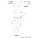 Currey & Company 9000-0898 Lazio Round 15-Light Multi-Drop Pendant in Natural/Painted Silver 8