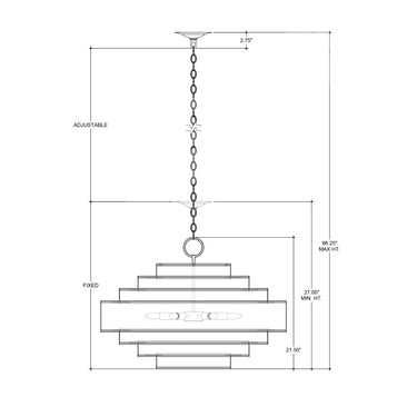 Currey & Company 9000-09-C1 Maura 6 Light Chandelier 10