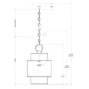 Currey & Company 9000-09 Mathias 1 Light Pendant 5