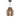 Currey & Company 9000-0922 Mali 1 Light Pendant in Satin Black/Khaki/Kraft Paper Twine - Crescent Harbor