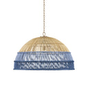 Currey & Company 9000-0924 Senjyo 1 Light Pendant in Khaki/Cornflower Blue/Bluebonnet 3