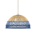 Currey & Company 9000-0924 Senjyo 1 Light Pendant in Khaki/Cornflower Blue/Bluebonnet 1