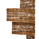 Currey & Company 9000-0925 Saisei Grande 5 Light Chandelier in Khaki/Natural Rattan 2