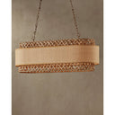 Currey & Company 9000-0927 Isola 6 Light Chandelier in Khaki/Natural Water Hyacinth 7