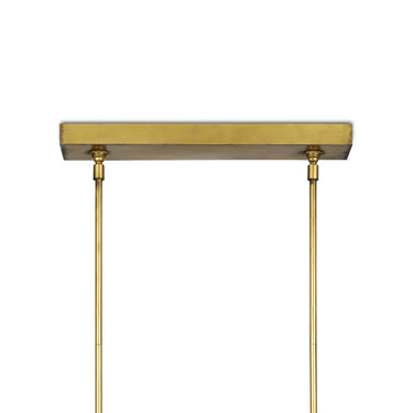 Currey & Company 9000-0929 Tonbridge 3 Light Linear Chandelier 6