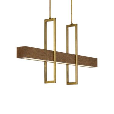 Currey & Company 9000-0929 Tonbridge 3 Light Linear Chandelier 1