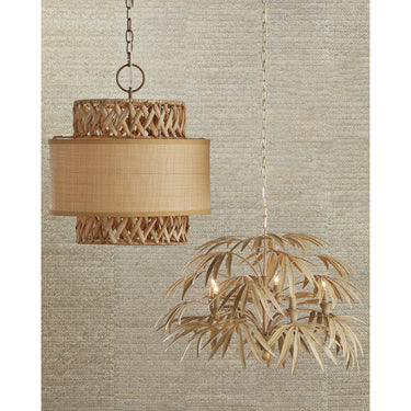 Currey & Company 9000-0930 Calliope 5 Light Chandelier in Coco Cream 7